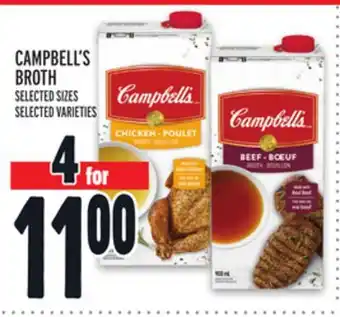 Metro Campbell's broth offer