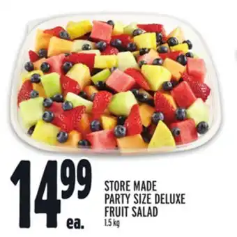 Metro Store made party size deluxe fruit salad offer