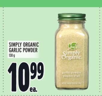 Metro Simply organic garlic powder offer