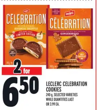 Metro Leclerc celebration cookies offer