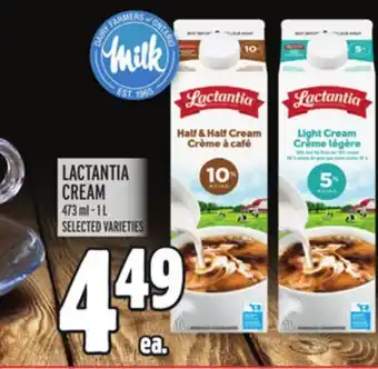 Metro Lactantia cream offer