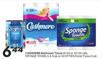 Sobeys Cashmere bathroom tissue offer