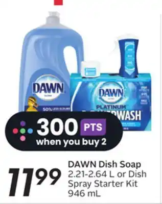 Sobeys Dawn dish soap offer