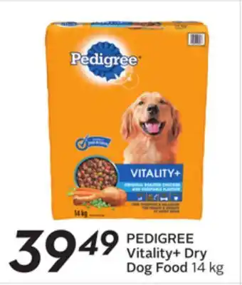 Sobeys Vitality + dry dog food offer