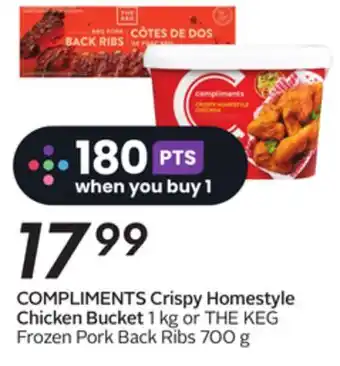 Sobeys Crispy homestyle chicken bucket offer