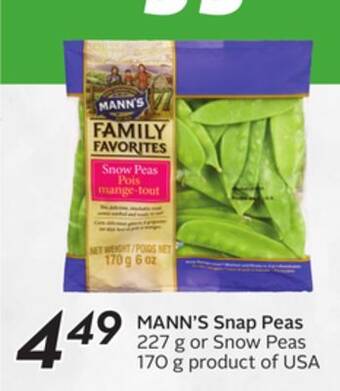 Sobeys Snap peas offer