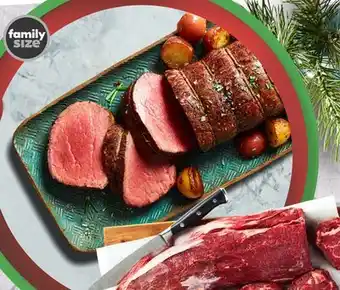 Sobeys Fresh beef tenderloin premium oven roast or grilling steak offer