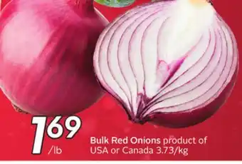 Sobeys Bulk red onions offer