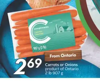 Sobeys Carrots or onions offer