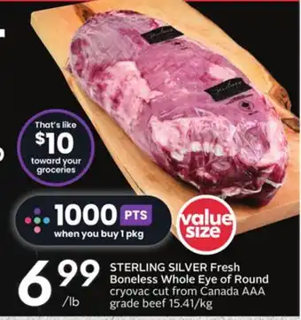 Sobeys Fresh boneless whole eye of round offer