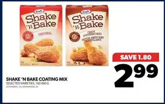Real Canadian Superstore Shake 'n bake coating mix, 142-160 g offer