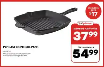 Real Canadian Superstore Pc cast iron grill pans offer