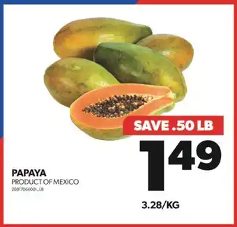 Real Canadian Superstore Papaya offer
