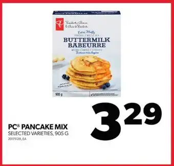 Real Canadian Superstore Pc pancake mix, 905 g offer