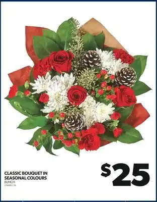 Real Canadian Superstore Classic bouquet in seasonal colours, bunch offer