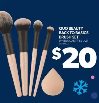 Real Canadian Superstore Quo beauty back to basics brush set offer
