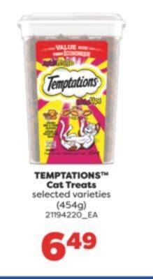 Real Canadian Superstore Temptations cat treats, (454g) offer