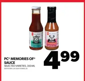 Real Canadian Superstore Pc memories of sauce, 350 ml offer