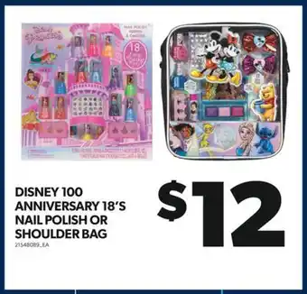 Real Canadian Superstore Disney 100 anniversary 18's nail polish or shoulder bag offer