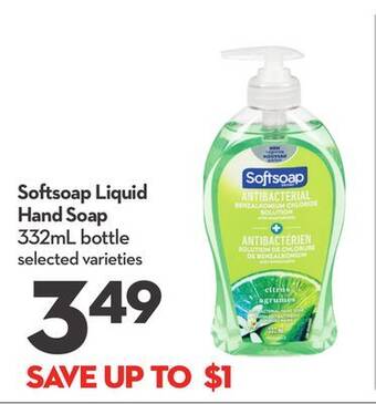 Longo's Sof soap liquid hand soap offer