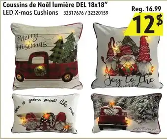 Sushi Shop Led x-mas cushions offer