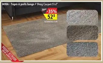Sushi Shop Shag carpet 5'x7' offer