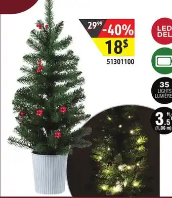 Sushi Shop Prelit pine potted tree offer