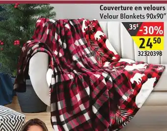 Sushi Shop Velour blankets 90x90 offer