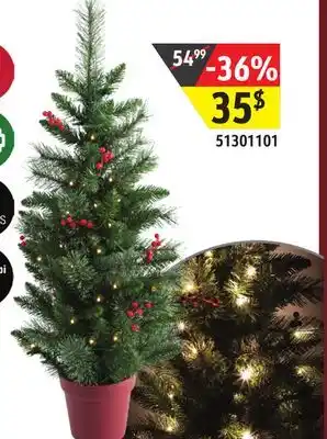 Sushi Shop Prelit pine potted tree offer