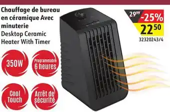 Sushi Shop Desktop ceramic heater with timer offer