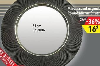Hart Round mirror silver offer