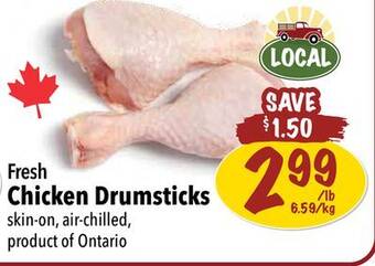 Farm Boy Fresh chicken drumsticks offer