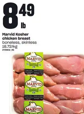 Loblaws Marvid kosher chicken breast offer