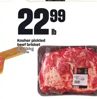 Loblaws Kosher pickled beef brisket offer