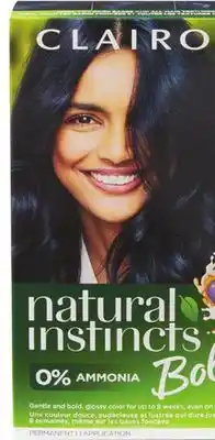Walmart Clairol natural instincts bold permanent hair colour offer
