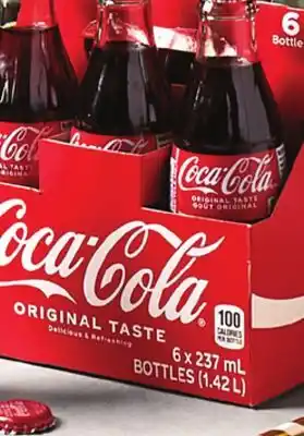 Walmart Coca-cola 6 x 237 ml offer