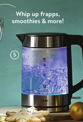 Walmart Oster 1.7 l 7-cup illuminating glass kettle offer