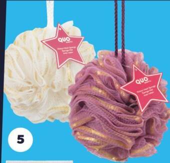 Real Canadian Superstore Quo beauty festive bath poufs offer