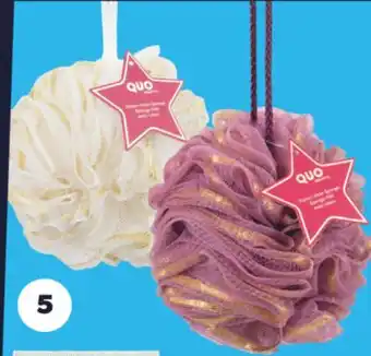 Real Canadian Superstore Quo beauty festive bath poufs offer