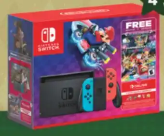 Real Canadian Superstore Nintendo switch bundle with mario kart 8 video game plus 3 month online membership offer