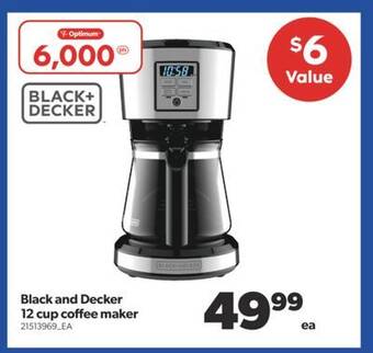 Real Canadian Superstore Black and decker 12 cup coffee maker offer