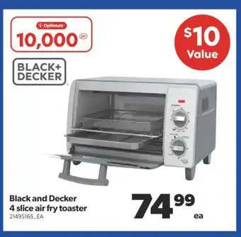 Real Canadian Superstore Black and decker 4 slice air fry toaster offer