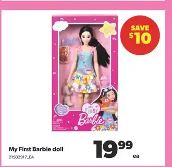 Real Canadian Superstore My first barbie doll offer