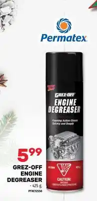 Bumper to Bumper Permatex grez-off engine degreaser offer