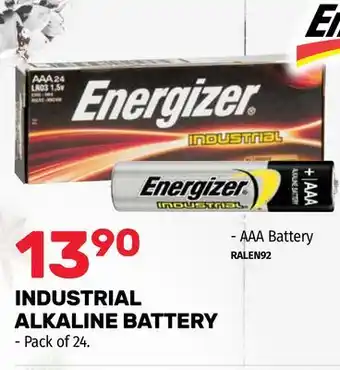 Bumper to Bumper Energizer industrial alkaline battery offer