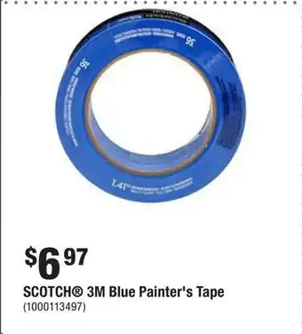 Home Depot Scotch 3m blue painter's tape offer