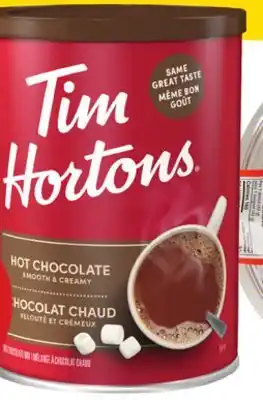 Giant Tiger Tim hortons hot choco offer