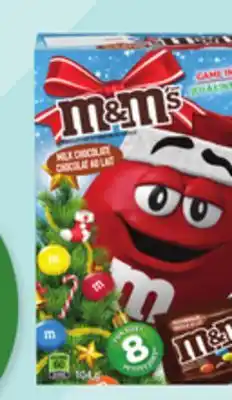 Giant Tiger M&m's chocolate offer