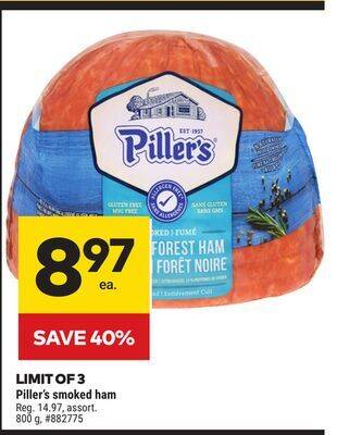 Giant Tiger Piller's smoked ham offer