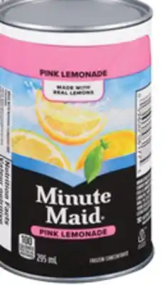 Giant Tiger Minute maid drink offer